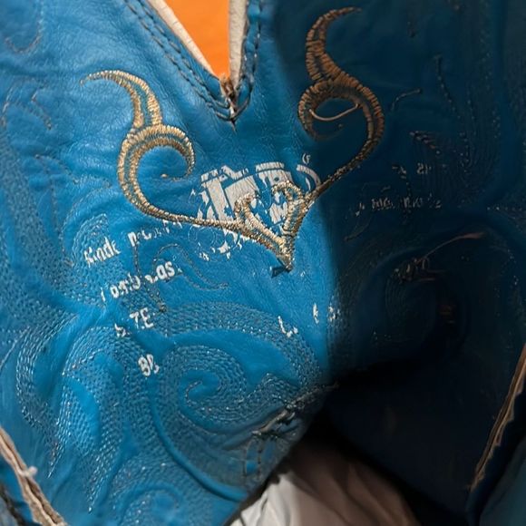 Justin Cowboy Boots Size 8 - Picture 7 of 7